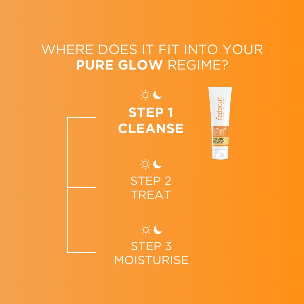 Pure Glow Brightening Facial Wash - Fade Out Skincare