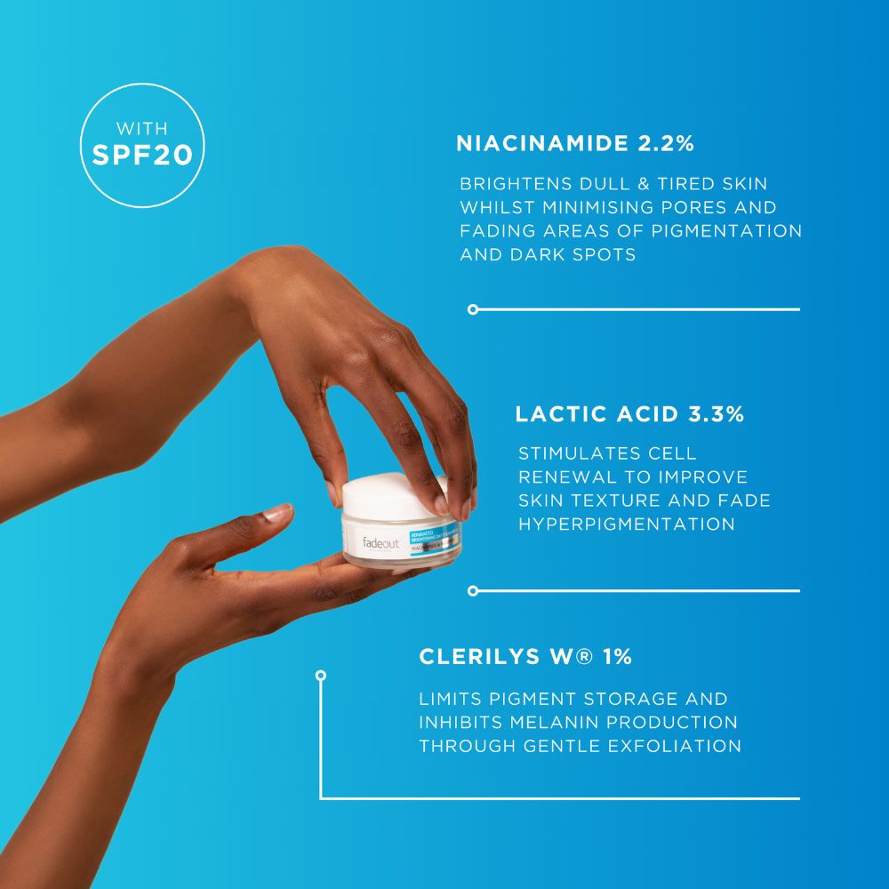 Advanced Brightening Day Cream SPF20 - Fade Out Skincare