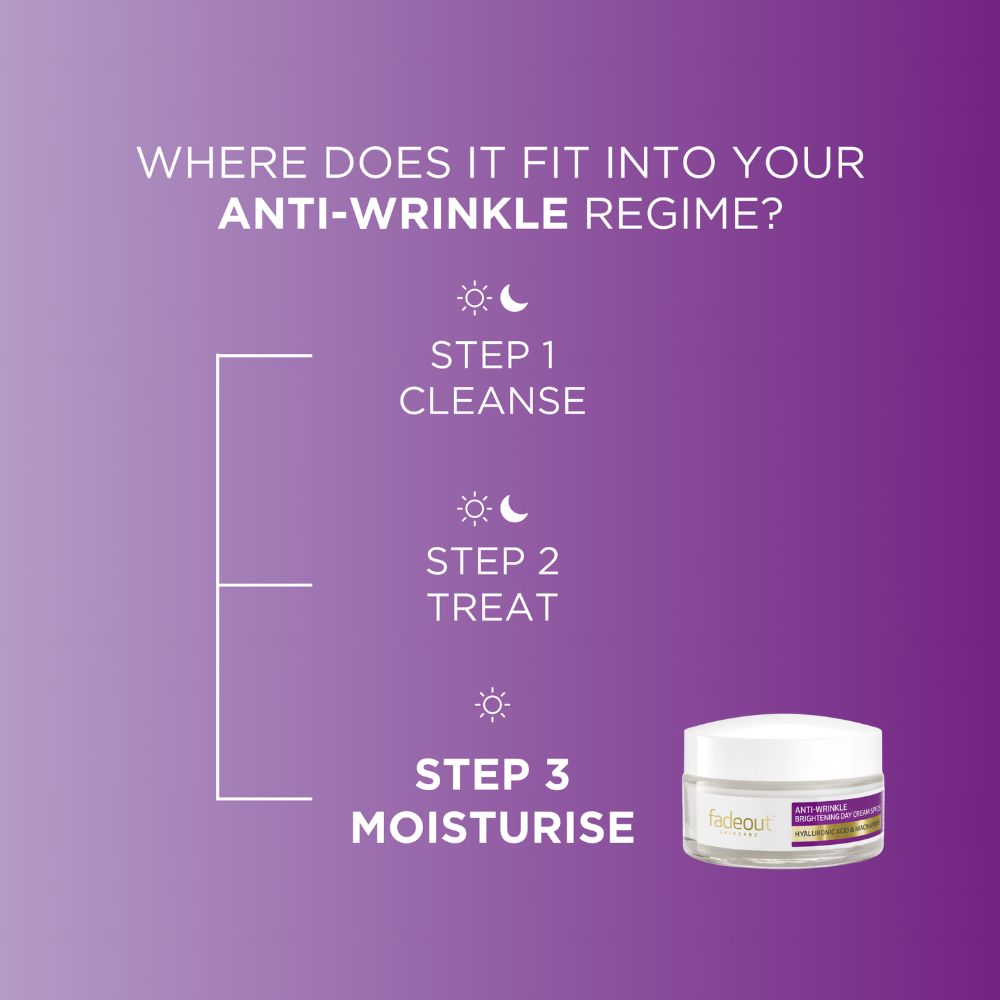 Anti-Wrinkle Brightening Day Cream SPF25 - Fade Out Skincare