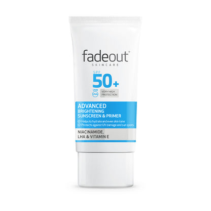 Advanced Brightening Sunscreen & Primer SPF50+ - Fade Out Skincare