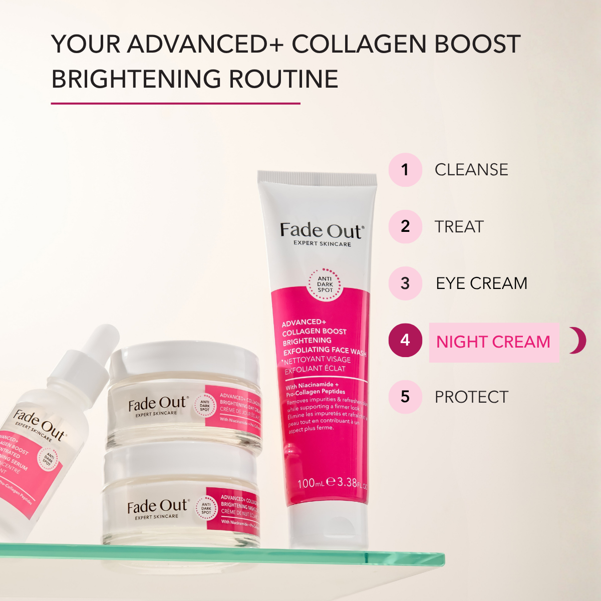 Advanced + Collagen Boost Brightening Night Cream