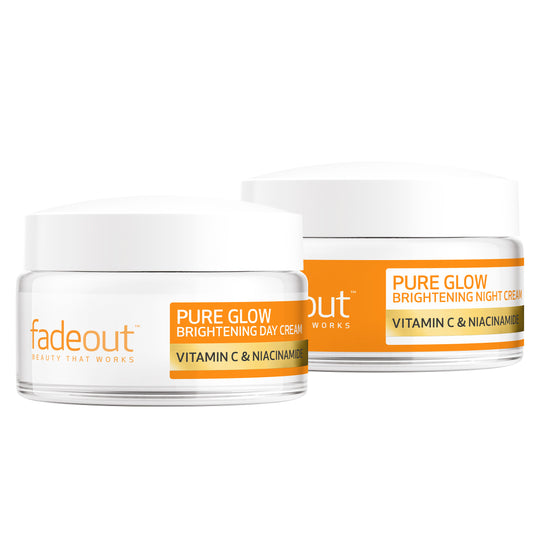 Pure Glow Day & Night Cream Duo - Fade Out Skincare
