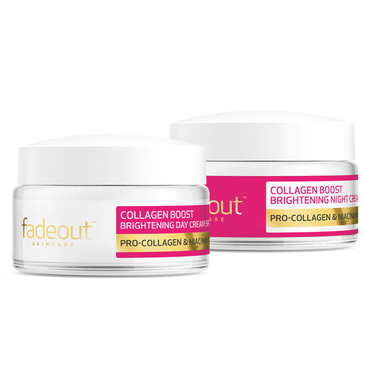 Collagen Boost Day & Night Cream Duo - Fade Out Skincare