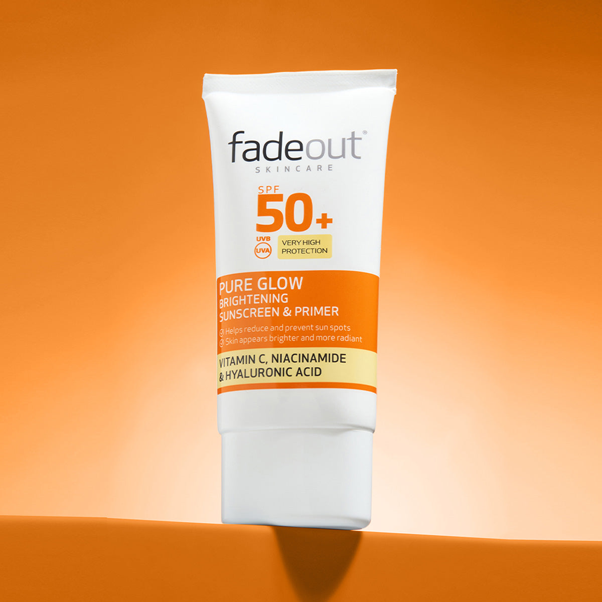 Pure Glow Brightening Sunscreen & Primer SPF50+ - Fade Out Skincare