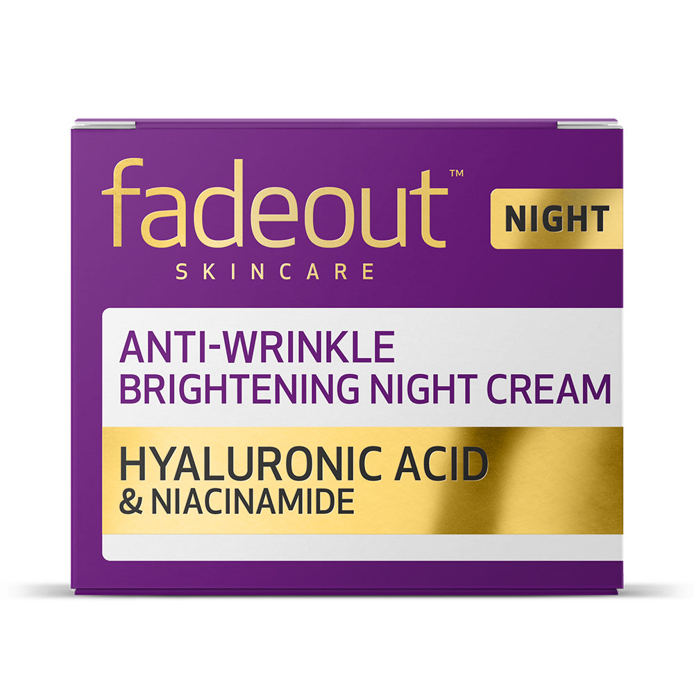 Anti-Wrinkle Brightening Night Cream - Fade Out Skincare