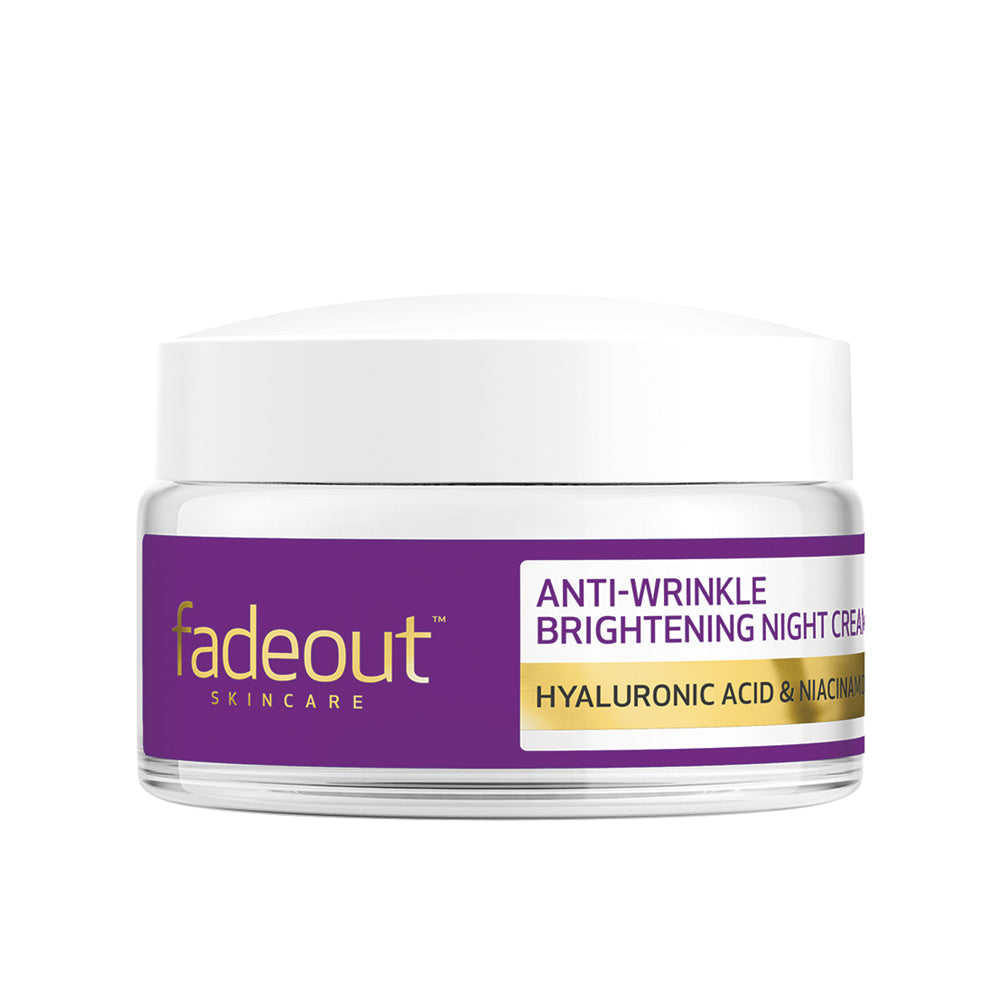 Anti-Wrinkle Brightening Night Cream - Fade Out Skincare